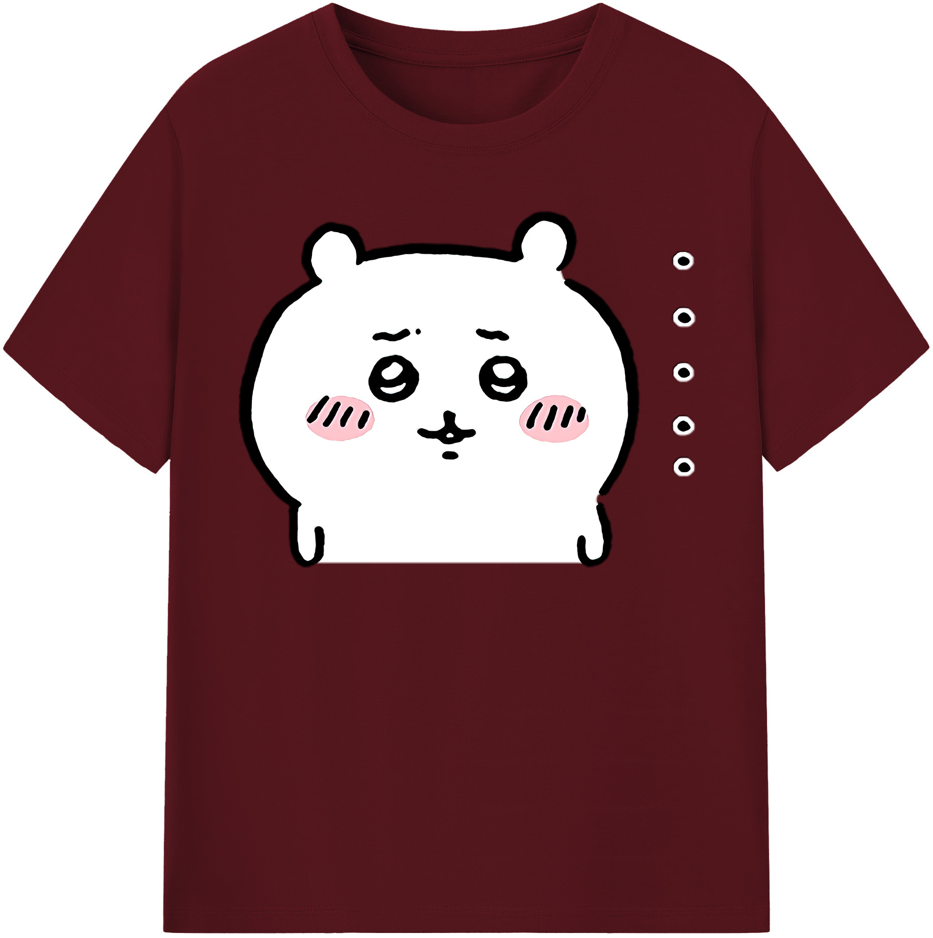 （画像用） ちいかわ ちいかわ Chii-kawa chiikawa 綿100％半袖Tシャツ（フロントプリント）